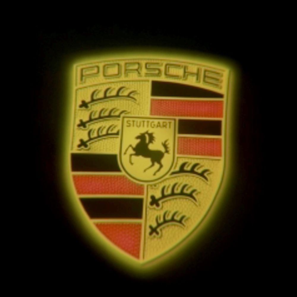 Porsche 911 Carrera 991 Series Premium Door Puddle Lights Multiple Designs 2011-2019