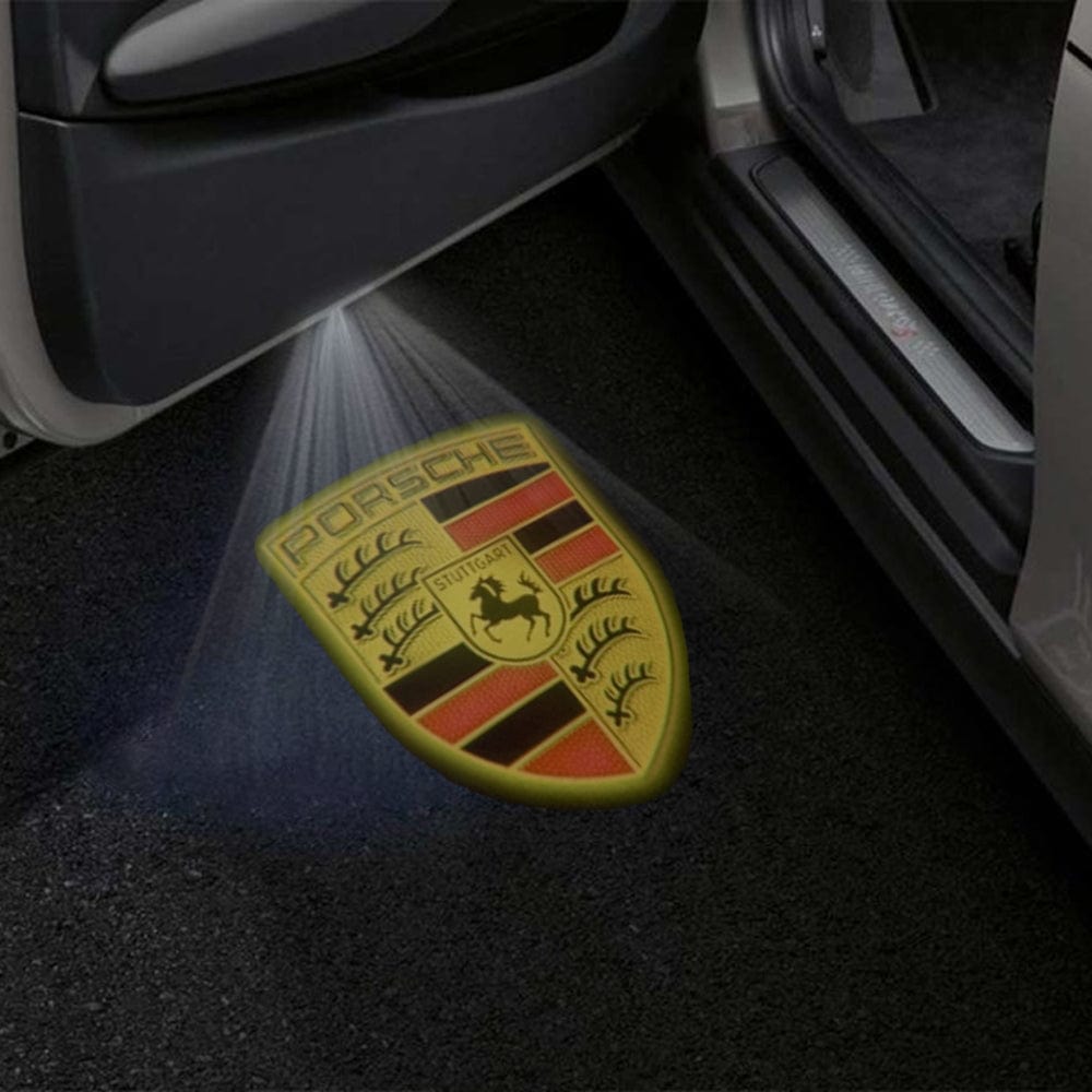 Porsche 911 Carrera 991 Series Premium Door Puddle Lights Multiple Designs 2011-2019