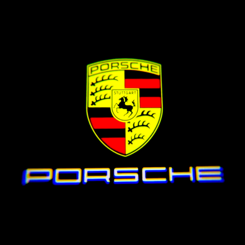 Porsche 911 Carrera 997/996 Series Premium Door Puddle Lights Multiple Designs 2004-2013